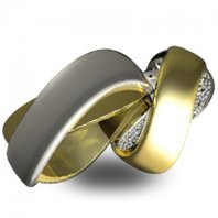 Обручальное кольцо WED-1013 | WED-1013-З2315