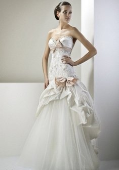 Свадебное платье L22306. А-силуэт, длинное без шлейфа.