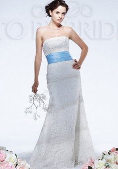 Свадебное платье L22317. А-силуэт, длинное без шлейфа.