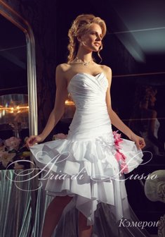 Свадебное платье С22761. Силуэт Русалка (Рыбка), короткое без шлейфа.