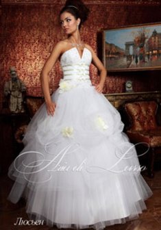 Свадебное платье С22775. С пышной юбкой, длинное без шлейфа.