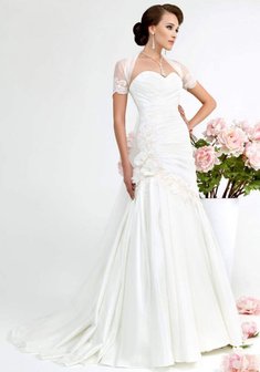 Свадебное платье Астрид-L29931. А-силуэт, длинное со шлейфом.