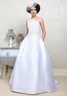 Свадебное платье Джекки-L29960. А-силуэт, длинное со шлейфом.