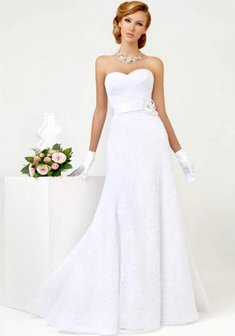 Свадебное платье Джемма-L29966. Силуэт Русалка (Рыбка), длинное со шлейфом.