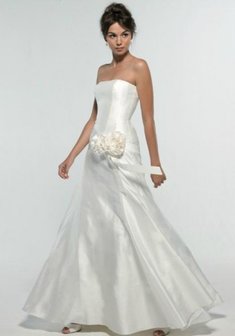 Свадебное платье ESCAPADE-M33451. А-силуэт, длинное без шлейфа.