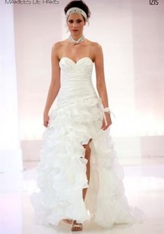 Свадебное платье M33457. С пышной юбкой, длинное со шлейфом.