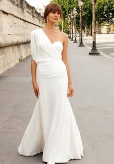 Свадебное платье EBRU-M33462. Силуэт Русалка (Рыбка), длинное со шлейфом.