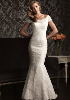 Свадебное платье 9000-P33686. Силуэт Русалка (Рыбка), длинное со шлейфом.