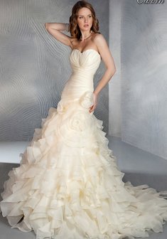 Свадебное платье Салли-G33853. Силуэт Русалка (Рыбка), длинное со шлейфом.