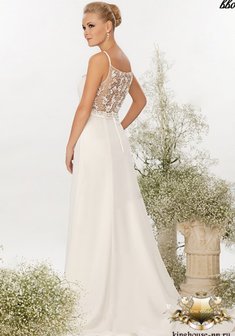 Свадебное платье BB063-K34364. В греческом стиле, длинное со шлейфом.
