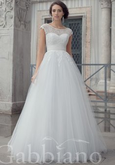 Свадебное платье Анастасия-G36333. С пышной юбкой, длинное со шлейфом.