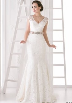 Свадебное платье Pearl - 528-B39590. Силуэт Русалка (Рыбка), длинное без шлейфа.