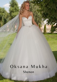 Свадебное платье Шенон-К46593. С пышной юбкой, длинное со шлейфом.