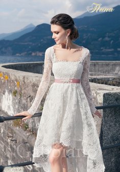 Свадебное платье Пина-G54003. С прямой юбкой, трансформер.