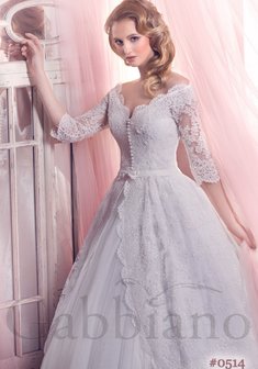 Свадебное платье Либерти-G54012. С пышной юбкой, длинное со шлейфом.