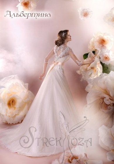 Свадебное платье Альбертина-B38348 - Свадебный салон BARSELONA