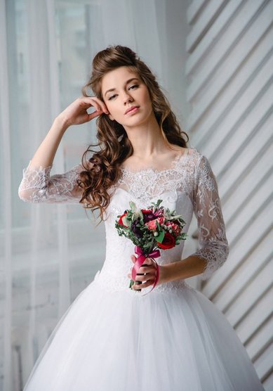 Свадебное платье АЛЬБЕРТА-B46804 - Свадебный салон BARSELONA