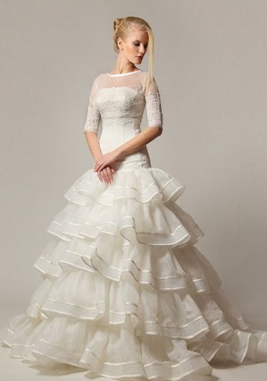 Свадебное платье Альфреда-B49184 - Свадебный салон BARSONINI