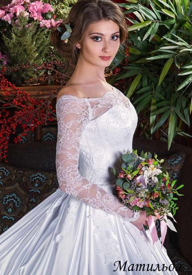 Свадебное платье Матильда-B55598 - Свадебный салон BARSONINI