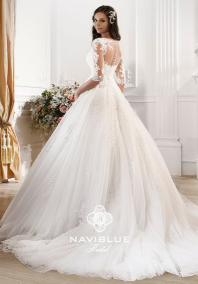 Свадебное платье ФРАНСА-B57651 - Свадебный салон BARSELONA