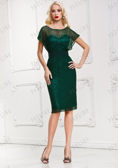 Вечернее платье Лейя Лейс-Я58647 - Салон свадебной и вечерней моды Я - Невеста!