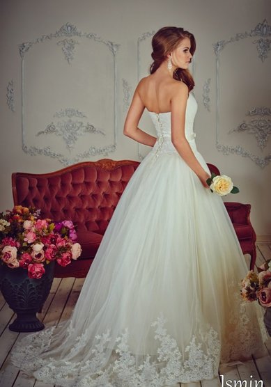 Свадебное платье ИСМИН / АКЦИЯ-B59696 - Свадебный салон BARSELONA
