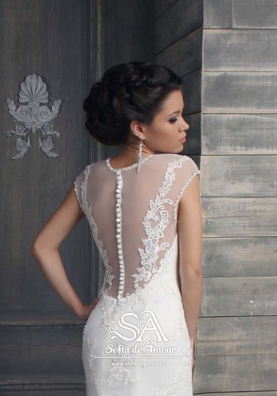 Свадебное платье SELIA-B61018 - Свадебный салон BARSELONA