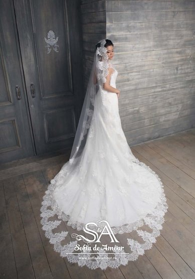 Свадебное платье SELIA-B61018 - Свадебный салон BARSELONA