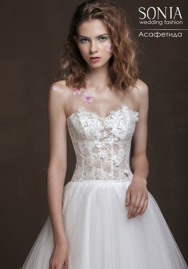 Свадебное платье Асафетида-M65954 - Свадебный салон MARIAGE (Марьяж)