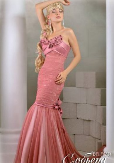 Вечернее платье Собьера-B21380 - Boutique Belfaso