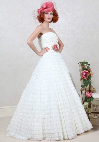 Свадебное платье Люси-L30134 - Свадебный дом La Famillia