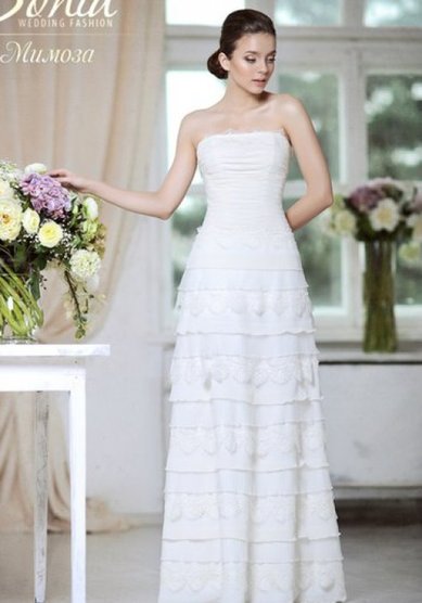 Свадебное платье Мимоза-M33433 - Свадебный салон MARIAGE (Марьяж)