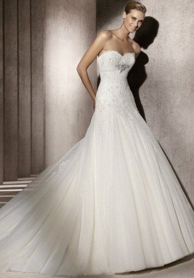 Свадебное платье BAVIERA-M33439 - Свадебный салон MARIAGE (Марьяж)