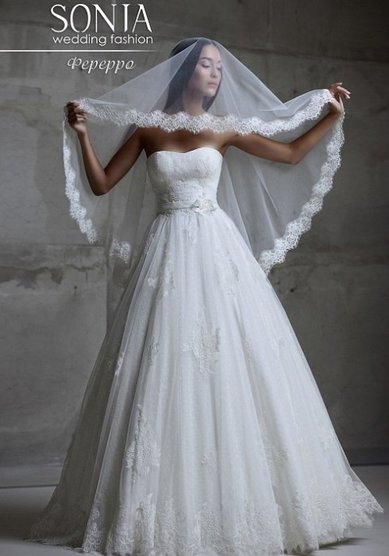 Свадебное платье Ферерро-M39377 - Свадебный салон MARIAGE (Марьяж)
