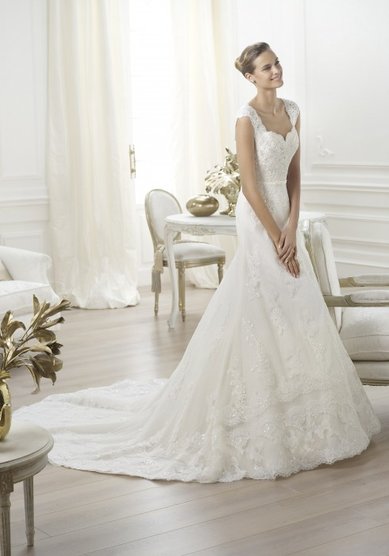 Свадебное платье LENCIE-M39381 - Свадебный салон MARIAGE (Марьяж)