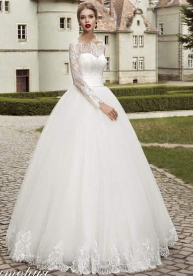 Свадебное платье Витория-V43906 - Свадебный салон VissOn