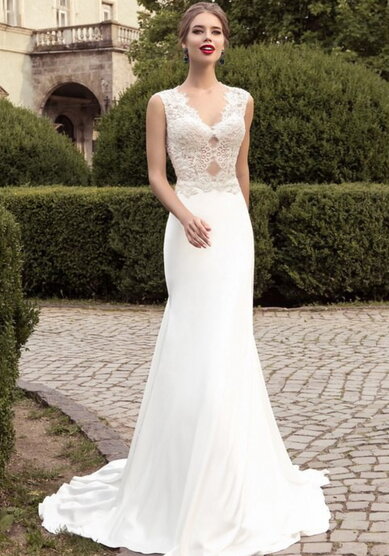 Свадебное платье Рио-V46636 - Свадебный салон VissOn