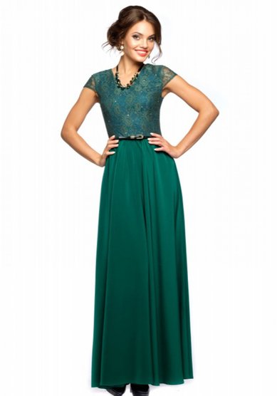 Вечернее платье САТИ-B55382 - Свадебный салон BARSELONA