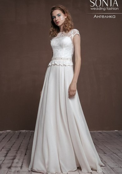Свадебное платье Ангелина-M65953 - Свадебный салон MARIAGE (Марьяж)