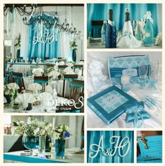 Бирюзовая свадьба D47199