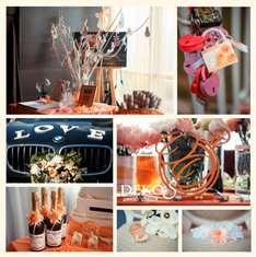 Оранжевая свадьба D47201