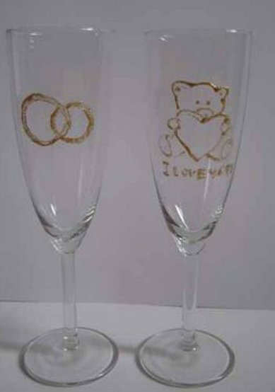 Бокалы для битья S21701 - Свадебный интернет-магазин Sivilena