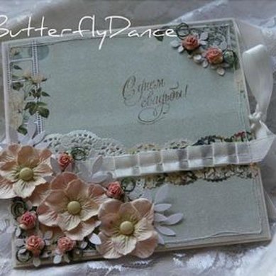 Открытка ручной работы S21715 - Свадебный интернет-магазин Sivilena