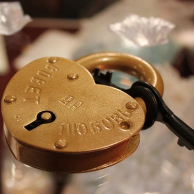 Свадебный замочек E23364 - Салон аксессуаров ESTIO